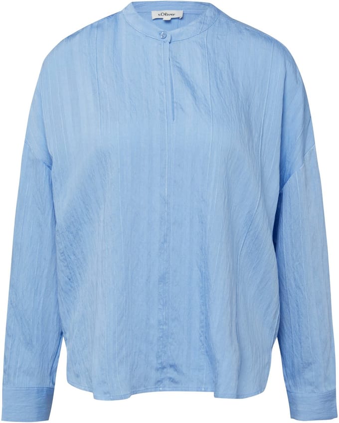 s.Oliver - female - Gestructureerde oversized blouse van een viscose-mix