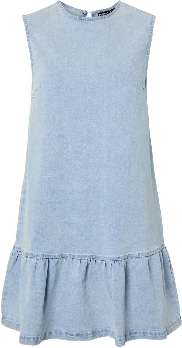 Pieces midi-jurk PCMONICA DENIM