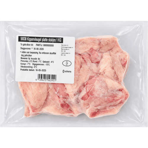 kippenvleugels middenstukken - 1 kg