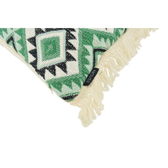 NOVÉE Sierkussen aztec green | 45 x 45 cm | katoen/linnen
