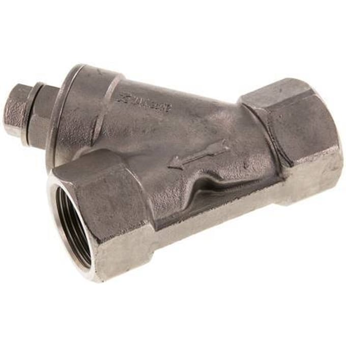 G 3/4'' RVS Y-filter 0.6 mm Maaswijdte 40 Bar - SLSE-F-034
