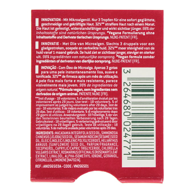 Nuxe Merveillance LIFT Verstevigende Activerende Olie-Serum Anti-agingserum Dames 30 ml