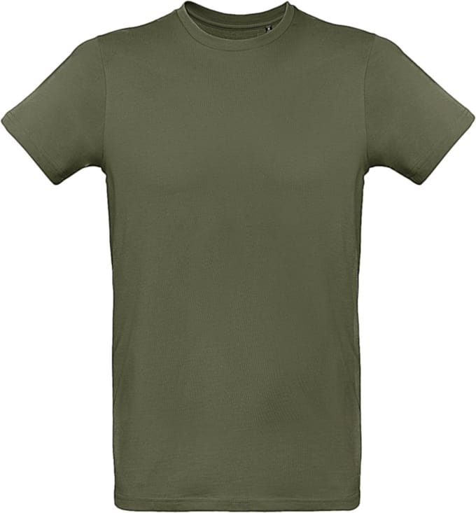T-shirt met ronde hals 'Organic Inspire Plus'/men Urban Khaki - L