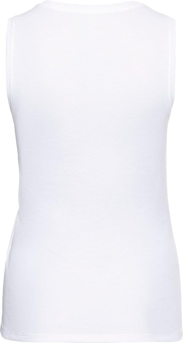 ODLO - Maat XS - BL TOP V-neck Singlet ACTIVE F-DRY LIGHT - white - Vrouwen