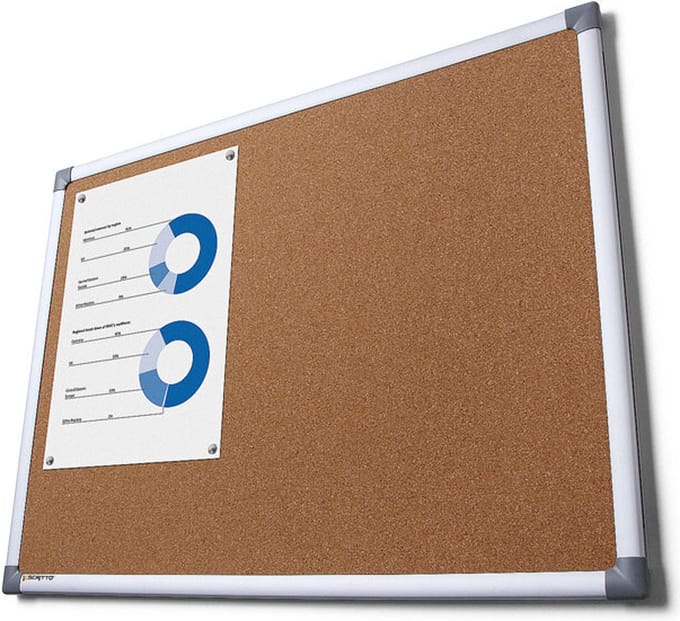 Scritto® Kurkbord 45 X 60 cm - CBN45X60