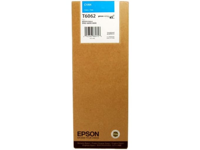 Epson T6062 inktcartridge cyaan hoge capaciteit (origineel)