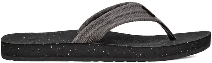 Teva M REFLIP CANVAS Heren Slippers - Zwart/Grijs - Maat 40.5