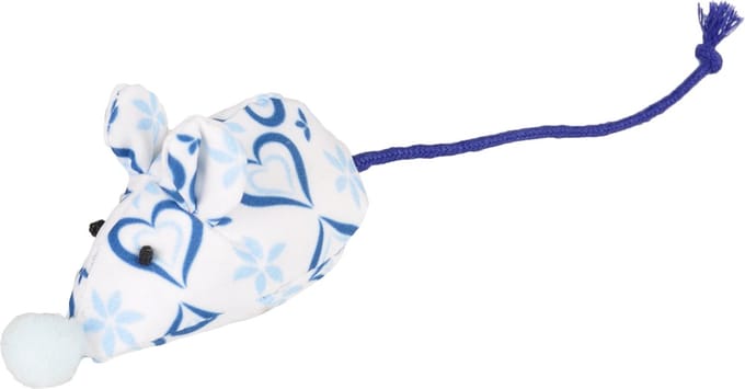 Flamingo Kattenspeelgoed Ice Muis - Blauw - 18 x 3 x 4.5 cm