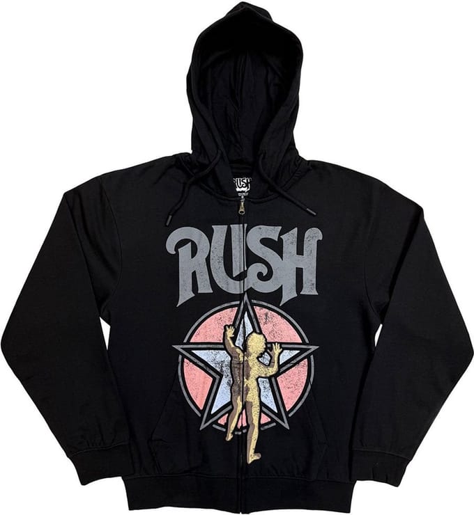 Rush - Starman Vest met capuchon - M - Zwart