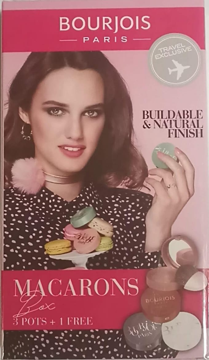 Bourjois Paris-Oogschaduw-buildable & natural finish- Macarons- 3 POTS+1 GRATIS