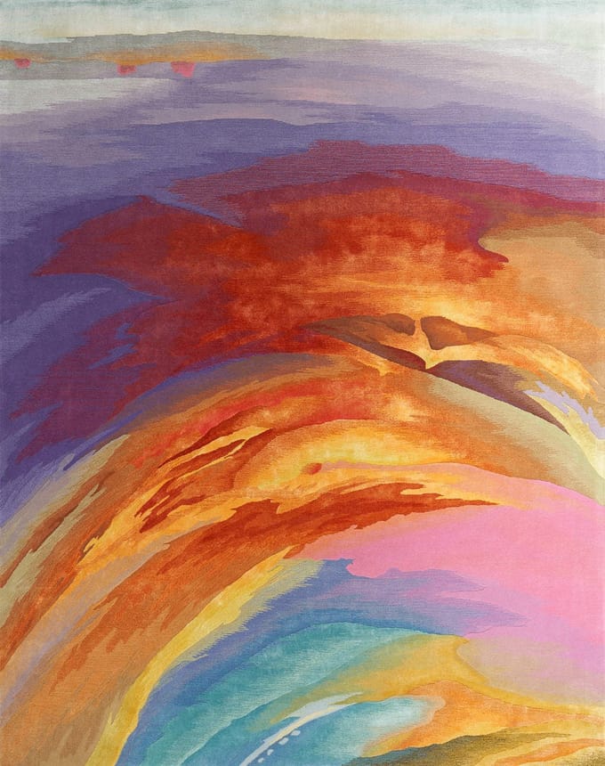 Nourison Prismatic Multicolour PRS25 Vloerkleed - 236 x 297 cm - Veelkleurig - Rechthoekig - Wol - Eetkamer, Woonkamer - Abstract - Design, Eclectisch, Modern