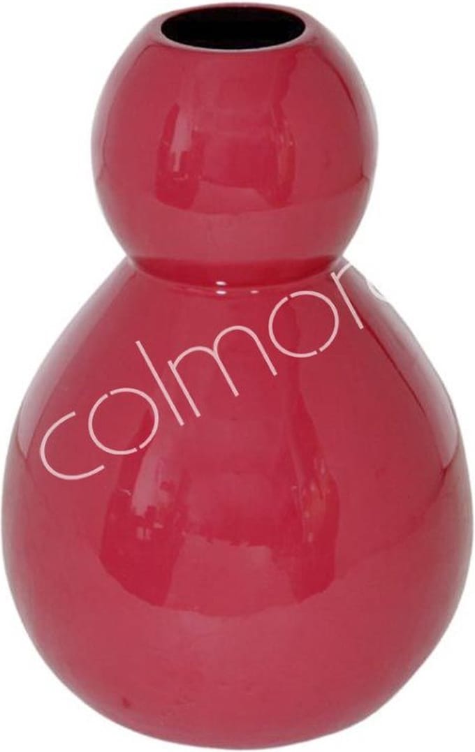 Colmore by Diga vaas metaal fuchsia Enamel 21x21x30cm