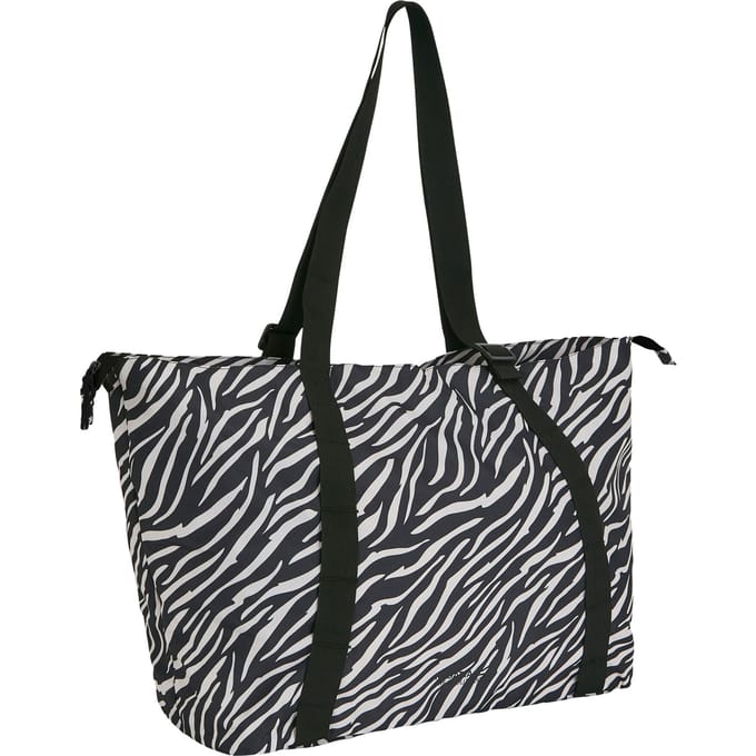 Regatta Boulder Zebraprint boodschappentas (Zwart/Wit)