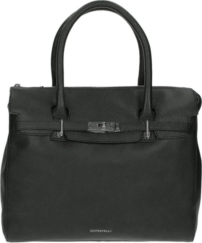 Gigi Fratelli Romance Medium Schoudertas Dames - Leer - Zwart