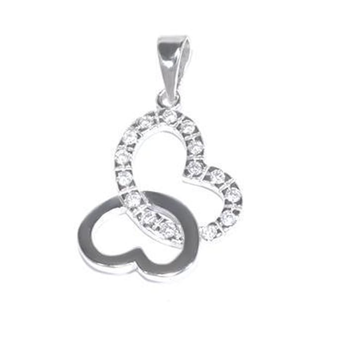 Blinx Jewels Zilveren Hanger Hartjes In Elkaar