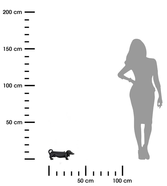 Esschert Design schoenschraper teckel gietijzer