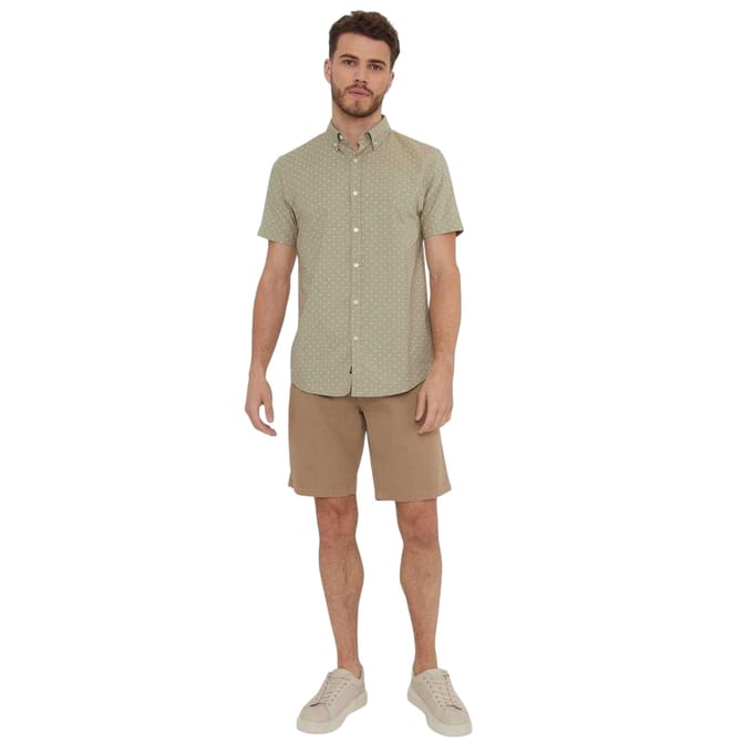 Threadbare Herenhemd Leo Regular (Salie)
