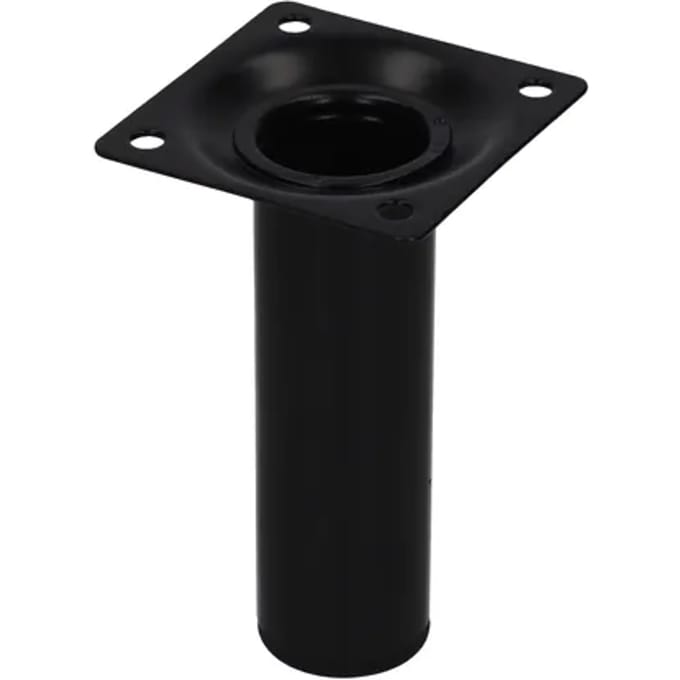 Duraline Meubelpoot Rond Staal 3x10cm Zwart