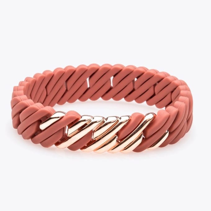 Armband Dames TheRubz Siliconen Roestvrij staal Staal/Siliconen