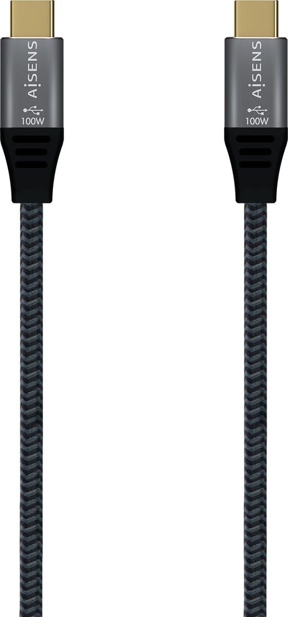 Kabel USB C Aisens A107-0672 1,5 m Grijs