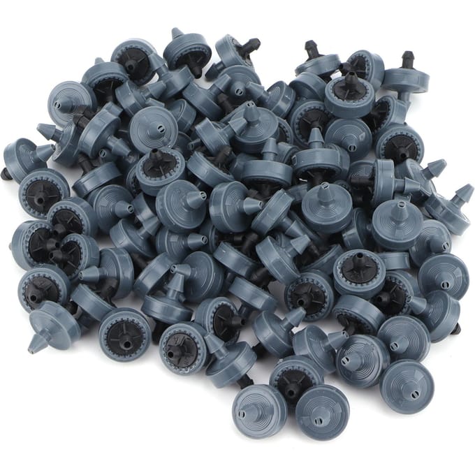 100 STUKS Zak 4L Druppelirrigatie Drukcompenserende Druppelaar Irrigatieapparatuur black