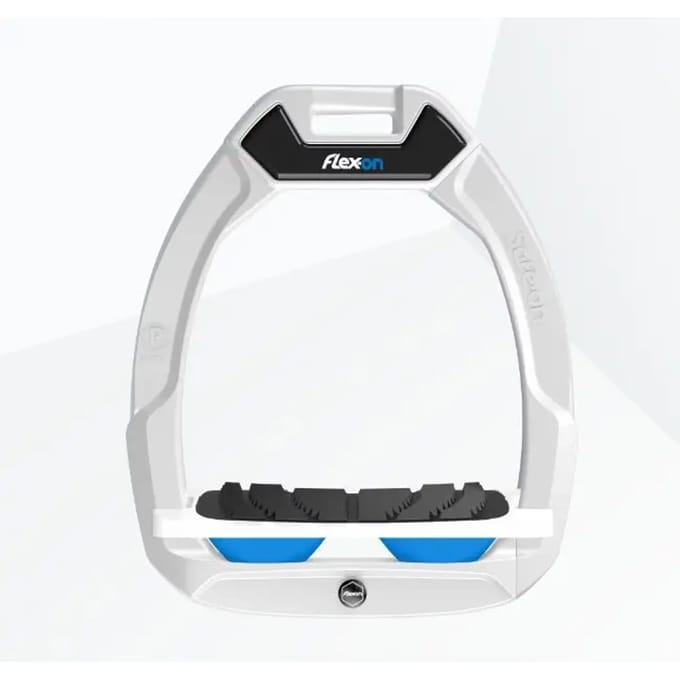 Veilige rijijzers Ingezakte Grip Wit/Wit/Blauw Flex-On Safe-On