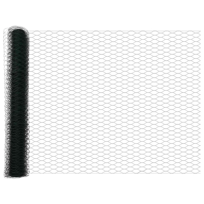vidaXL - Hexagon - Hek - 1 - x - 10 - m - PVC - Groen