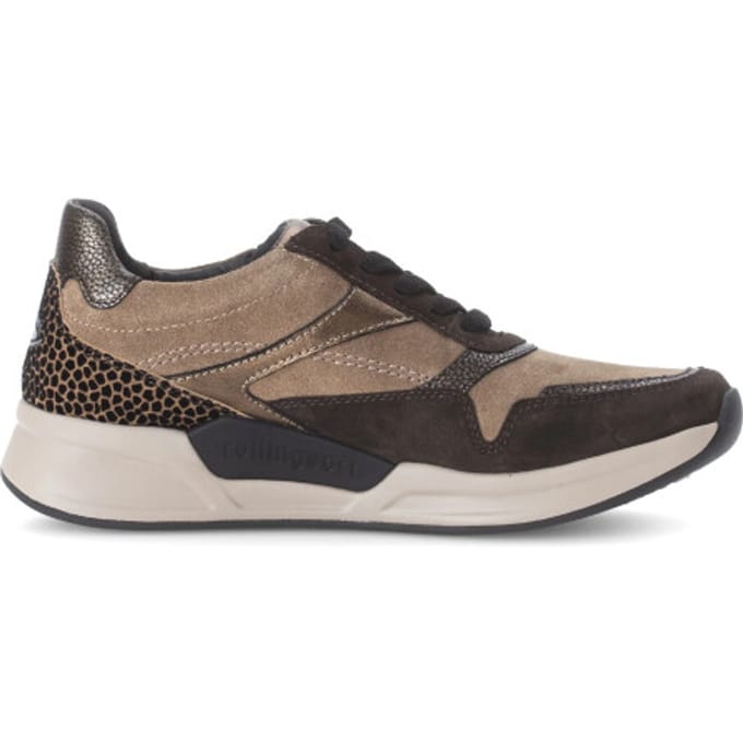 Gabor rollingsoft sensitive 76.957.45 - dames rollende wandelsneaker - Multikleur - maat 39 (EU) 6 (UK)