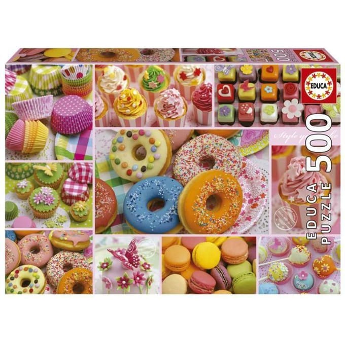 EDUCA - puzzel - 500 stuks - zoetigheden