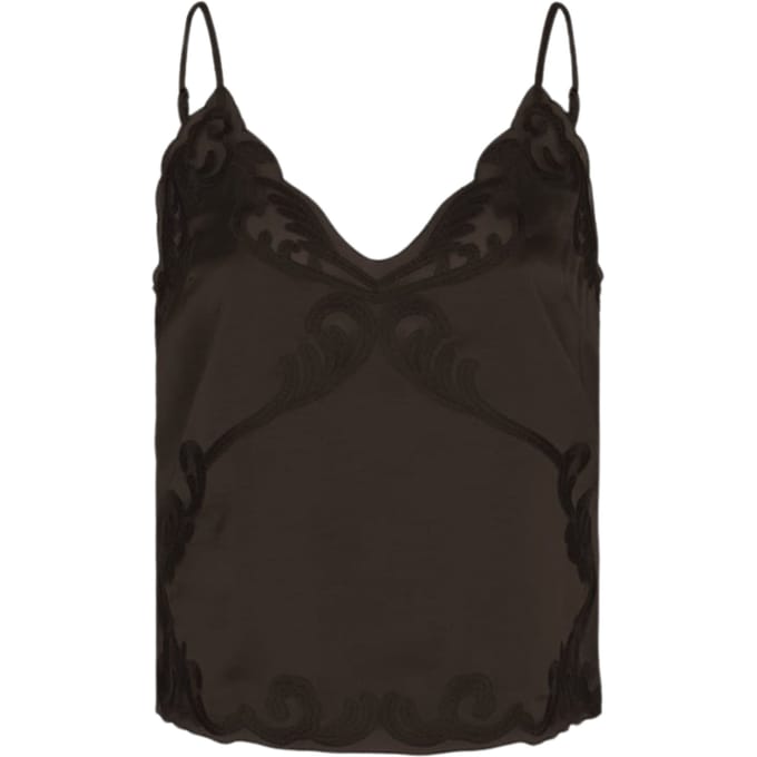 Dante 6 Ligne Lace Tops Donkerbruin 100158