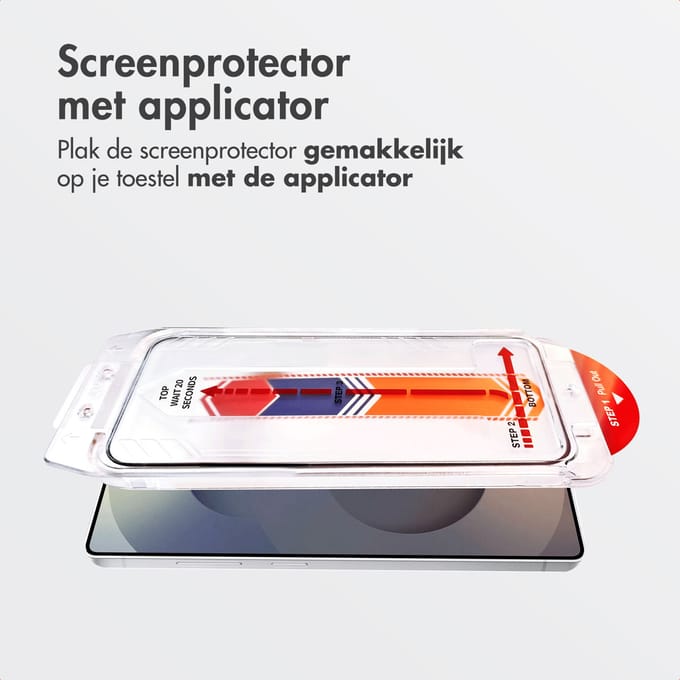 Accezz Screen Protector - Geschikt voor Samsung Galaxy S25 Ultra - Glas Screenprotector met Anti-dust Applicator