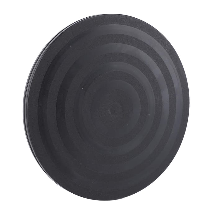 Draaiplateau Plastic 20cm Diameter 360 Graden Draaiend Draaiplateau Spin Display Standaard voor TV's black