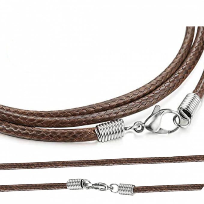 Basic 1-Koordketting- Bruin- 2 mm-45 cm- Charme Bijoux