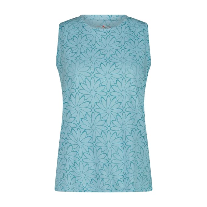 Verbleken jersey top met bloemenprint dames CMP
