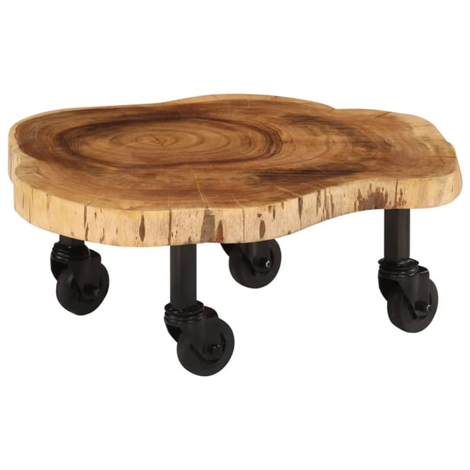 vidaXL - Salontafel - 60x55x25 - cm - massief - acaciahout