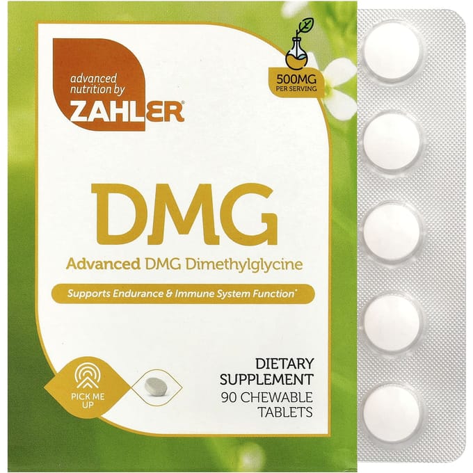 DMG Avancé, Diméthylglycine, 500 mg, 90 Comprimés à Croquer