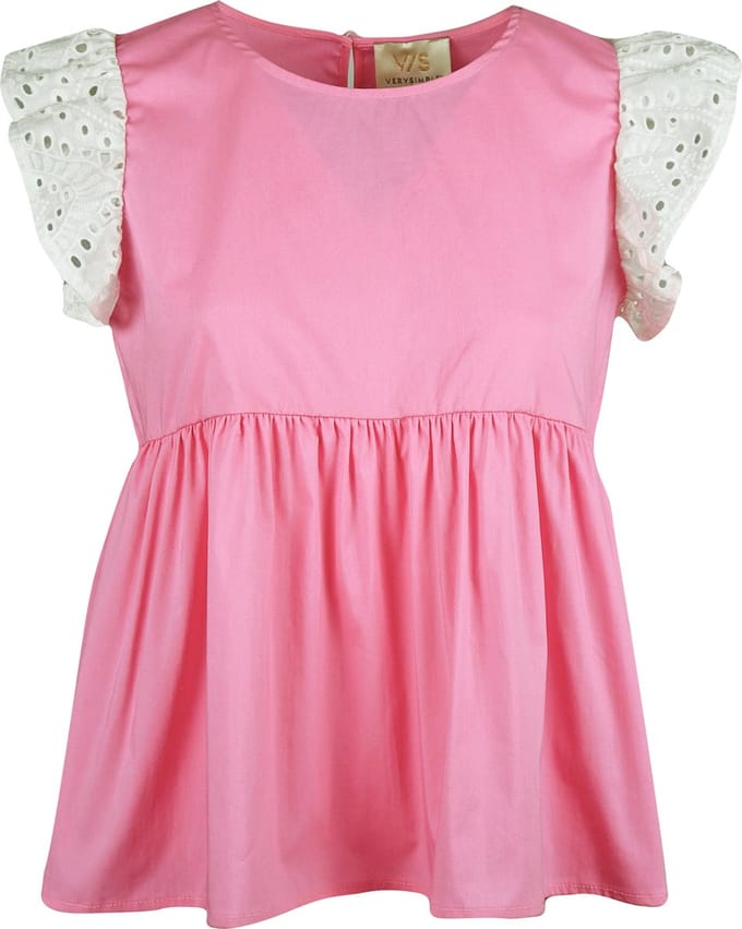 Verysimple • korte roze top • maat XS (IT40)