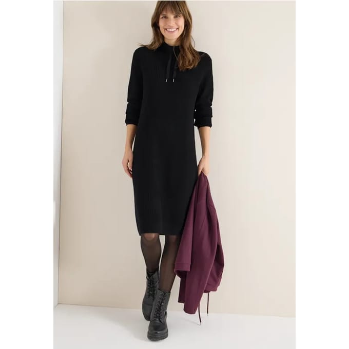 Cosy geribde jurk