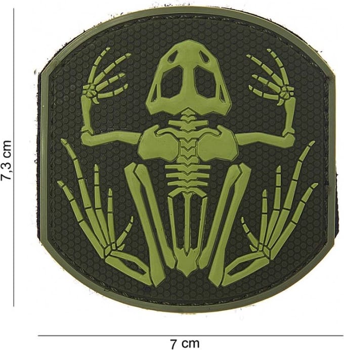 101 Inc Embleem 3D Pvc  3 Frog Skeleton  14005