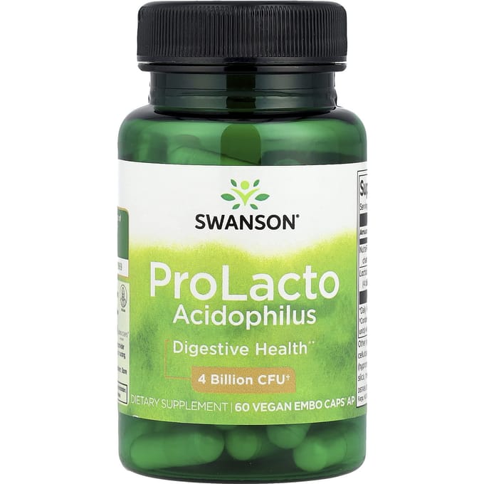 Prolacto Acidophilus, 4 miljard CFU, Vegan Embo Caps® 60 tabletten