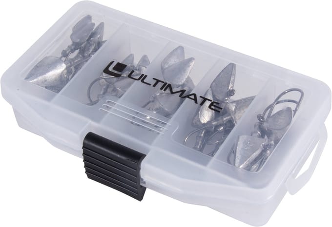 Ultimate Dart Lead Jighead Box (3.5-14g) (30pcs) - Loodkop