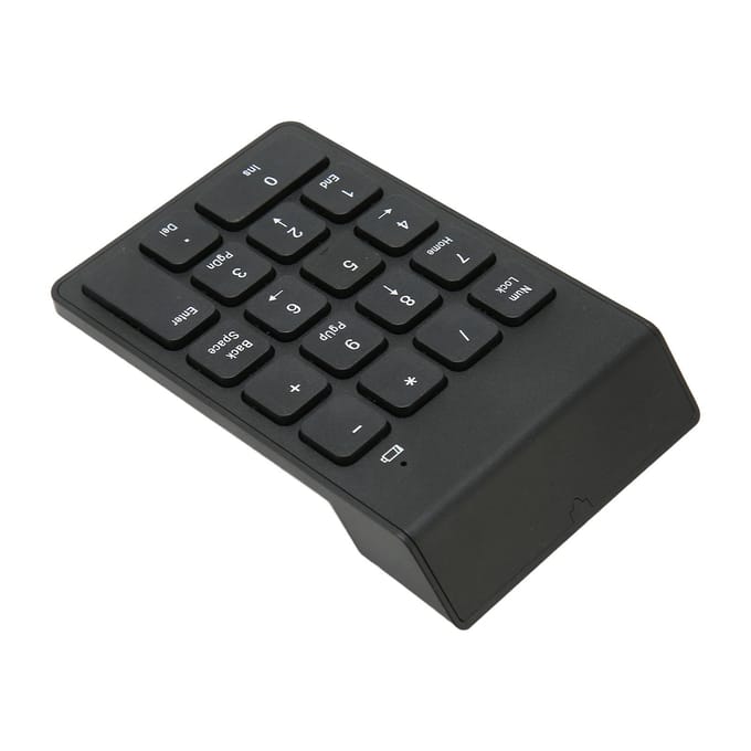 2.4G Draadloos Numeriek Toetsenbord Chocoladetoetsen Plug and Play 18 Toetsen Cijfer Numpad voor Bank Boekhouder