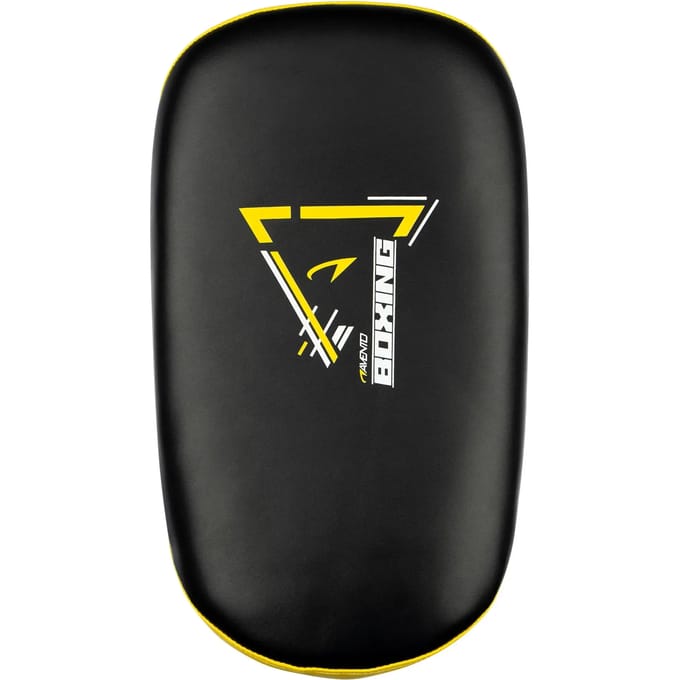 Avento Boks Sparring Blok Pad - 1 stuk - Zwart/Geel
