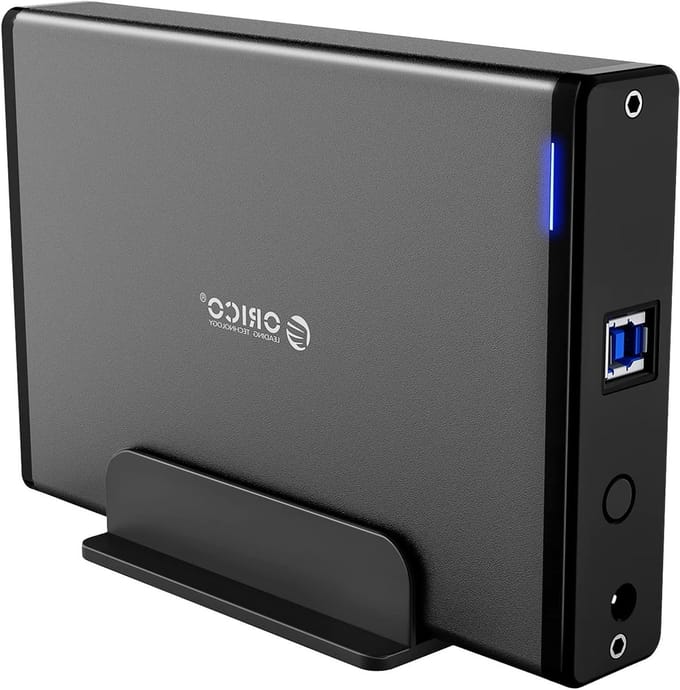 Externe behuizing voor 3.5" harde schijven, USB 3.0 naar SATA III, ondersteunt 18TB HDD en SSD opslag