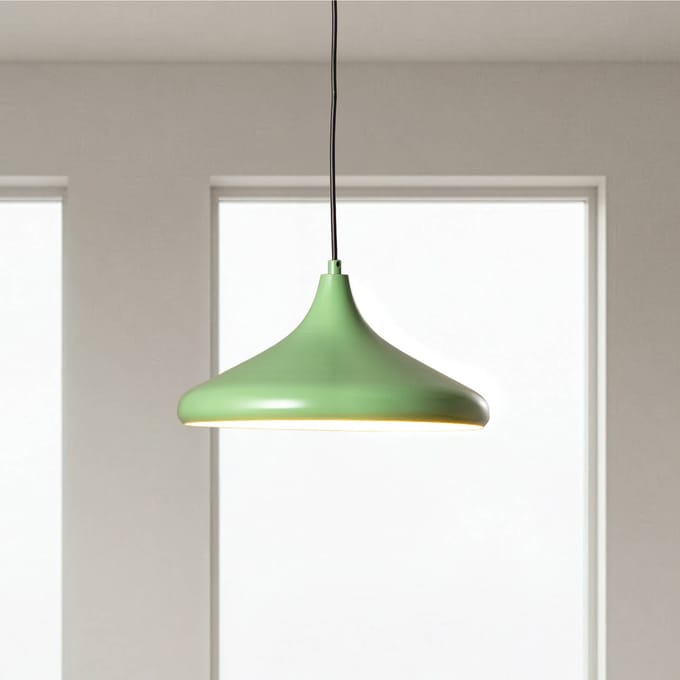 Opviq Hanglamp Eysan, mintgroen, metaal, Ø 35 cm, E27