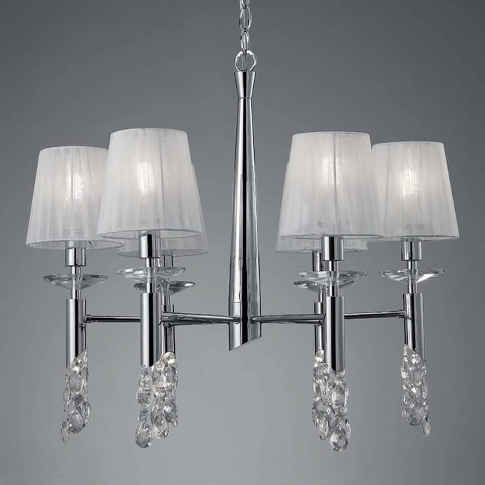 Mantra Iluminación Kroonluchter Lilja 6-lamps