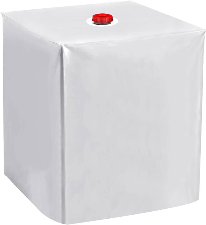 Waterdichte IBC Tote Cover - Zilver - 60 gallon