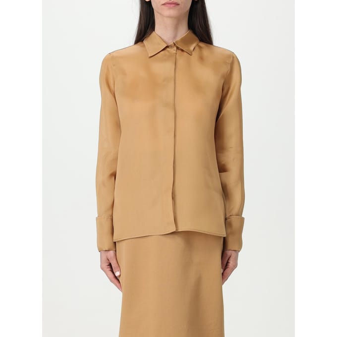 Zijde Blouse Shirt Relaxed Fit