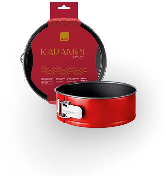 Ibili Karamel Bakvorm 20 Cm Rood