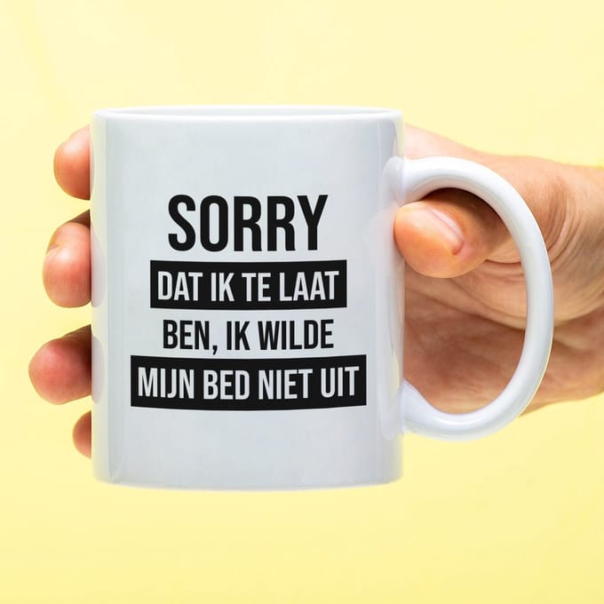 Ditverzinjeniet.nl Mok Sorry dat ik te laat ben